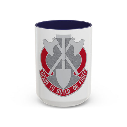 348 Engineer Group (U.S. Army) Accent Coffee Mug