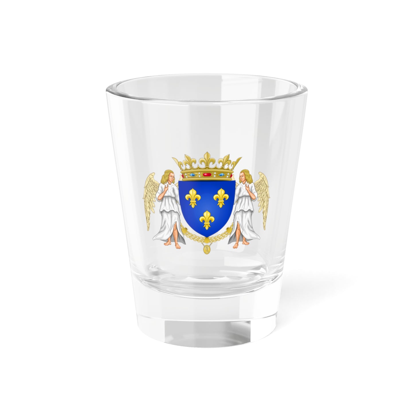 Royal Coat of Arms of Valois France - Shot Glass 1.5oz