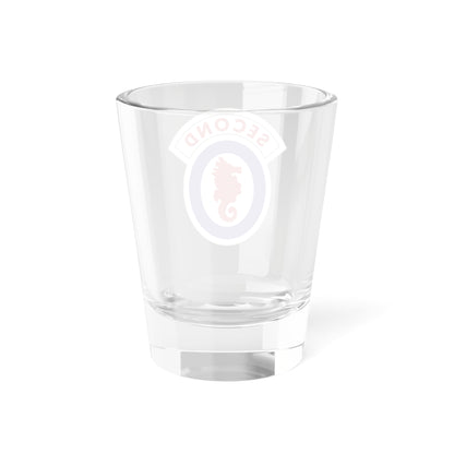 Verre à liqueur de la 2e brigade du génie (armée américaine) 1,5 oz