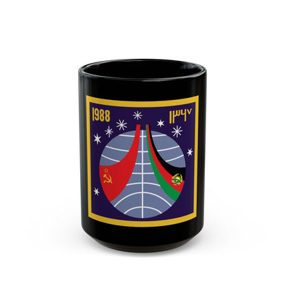 Soyuz TM-6 (Soyuz Programme) Black Coffee Mug