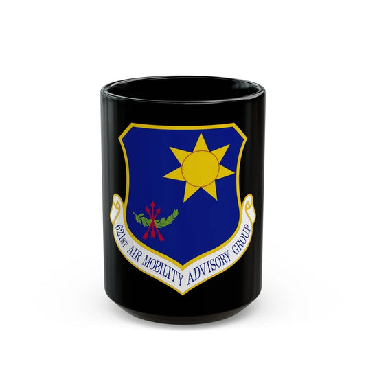 621 Air Mobility Advisory Group AMC (U.S. Air Force) Black Coffee Mug-15oz-Go Mug Yourself