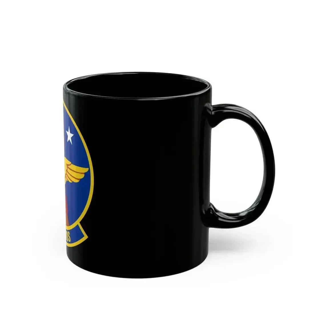 621 Air Mobility Operations Squadron AMC (U.S. Air Force) Black Coffee Mug - Go Mug Yourself