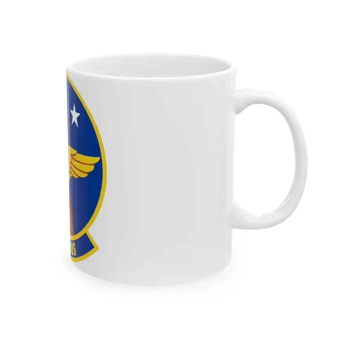 621 Air Mobility Operations Squadron AMC (U.S. Air Force) White Coffee Mug - Go Mug Yourself