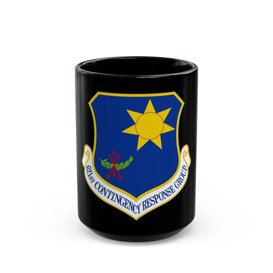 621 Contingency Response Group AMC (U.S. Air Force) Black Coffee Mug-15oz-Go Mug Yourself