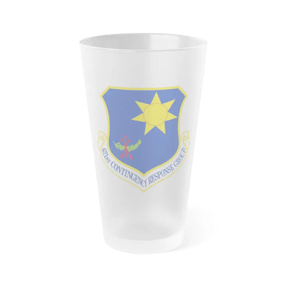 621 Contingency Response Group AMC (U.S. Air Force) Frosted Pint Glass 16oz-16oz-Frosted-Go Mug Yourself