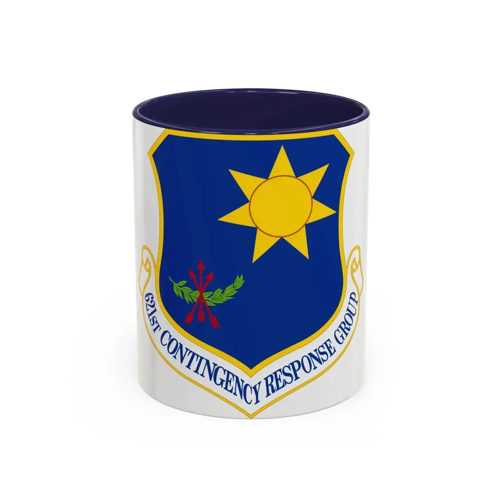 621 Contingency Response Group AMC (U.S. Air Force) Accent Coffee Mug 11oz Navy - Go Mug Yourself