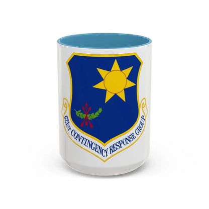 621 Contingency Response Group AMC (U.S. Air Force) Accent Coffee Mug 15oz Light Blue - Go Mug Yourself