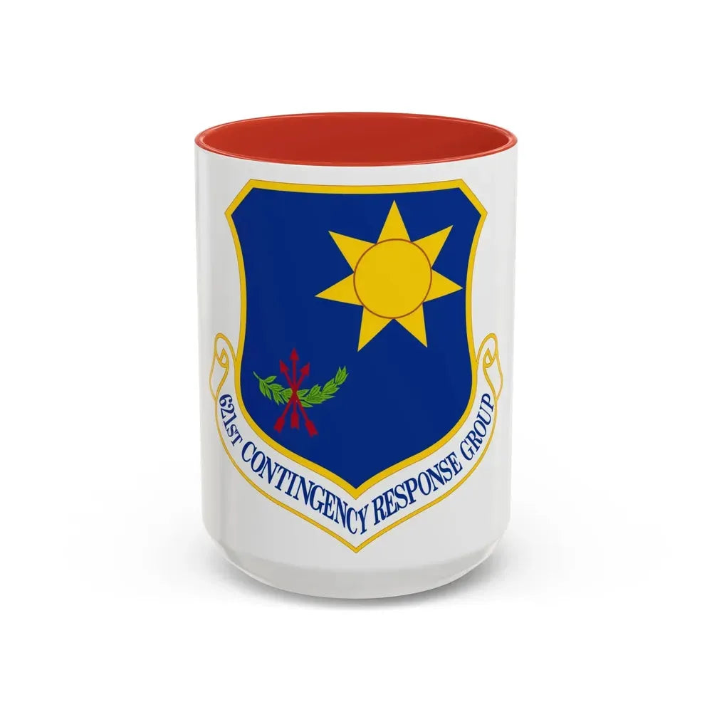 621 Contingency Response Group AMC (U.S. Air Force) Accent Coffee Mug 15oz Red - Go Mug Yourself