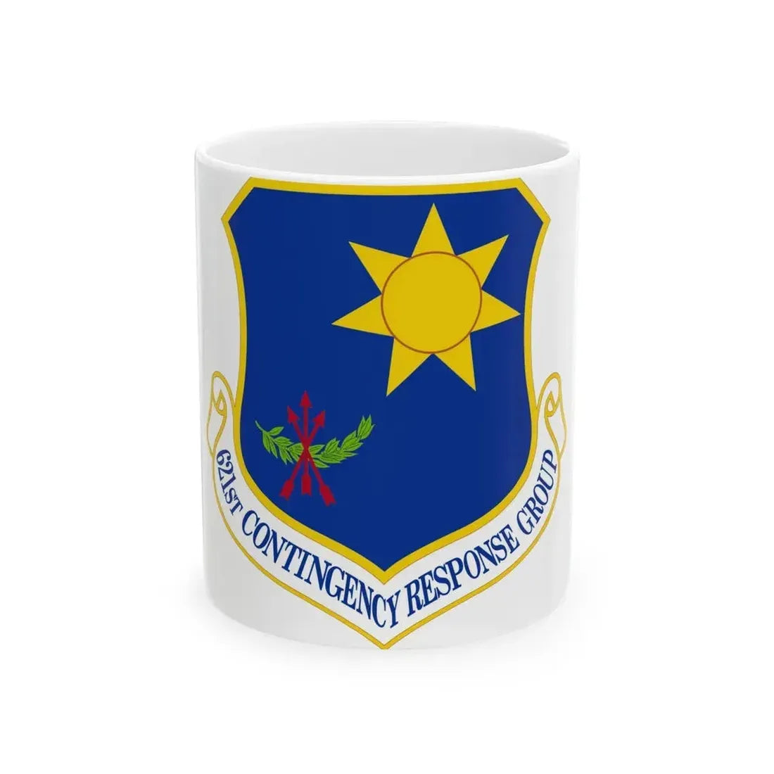 621 Contingency Response Group AMC (U.S. Air Force) White Coffee Mug 11oz - Go Mug Yourself