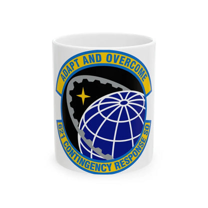 621 Contingency Response Squadron AMC (U.S. Air Force) White Coffee Mug-11oz-Go Mug Yourself