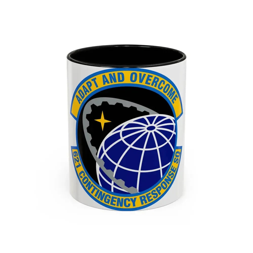 621 Contingency Response Squadron AMC (U.S. Air Force) Accent Coffee Mug 11oz Black - Go Mug Yourself
