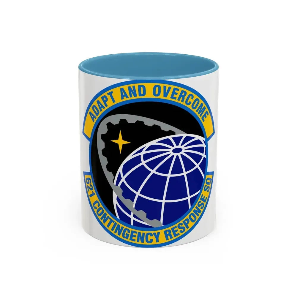 621 Contingency Response Squadron AMC (U.S. Air Force) Accent Coffee Mug 11oz Light Blue - Go Mug Yourself