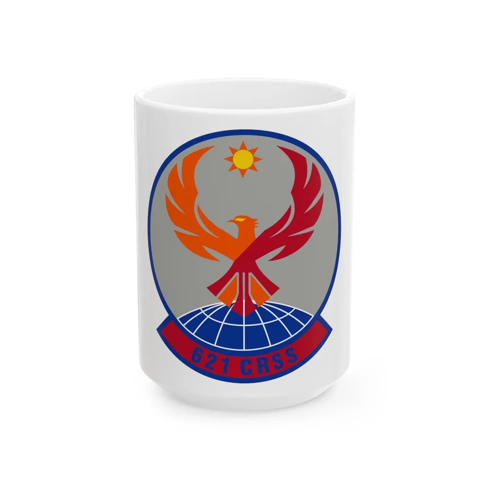 621 Contingency Response Support Sq AMC (U.S. Air Force) White Coffee Mug-15oz-Go Mug Yourself