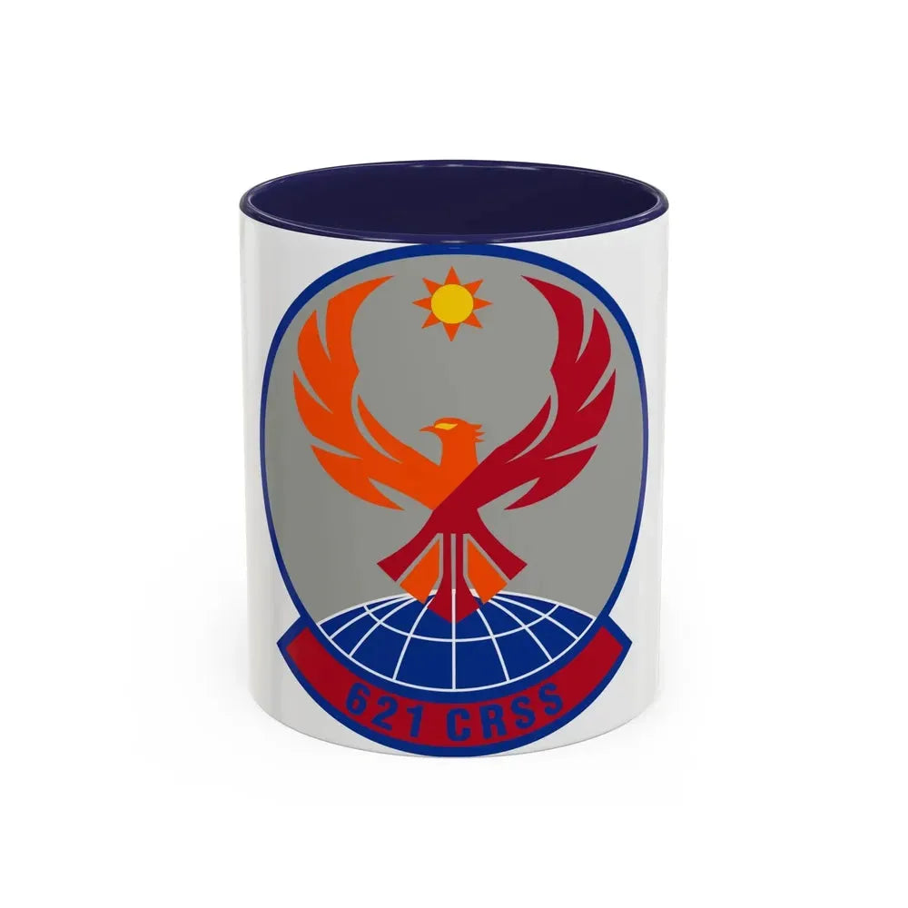 621 Contingency Response Support Sq AMC (U.S. Air Force) Accent Coffee Mug 11oz Navy - Go Mug Yourself