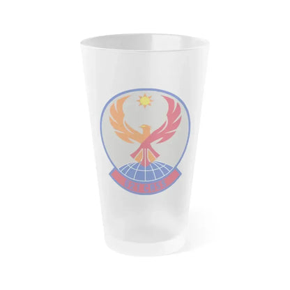 621 Contingency Response Support Sq AMC (U.S. Air Force) Frosted Pint Glass 16oz 16oz Frosted - Go Mug Yourself