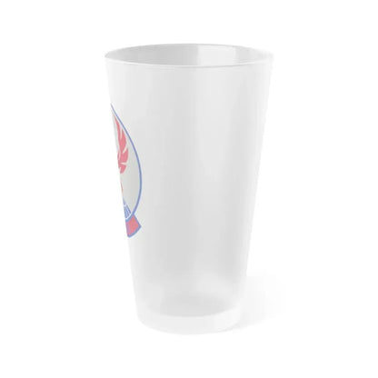 621 Contingency Response Support Sq AMC (U.S. Air Force) Frosted Pint Glass 16oz - Go Mug Yourself
