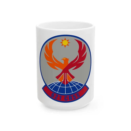 621 Contingency Response Support Sq AMC (U.S. Air Force) White Coffee Mug 15oz - Go Mug Yourself