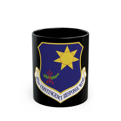 621 Contingency Response Wing AMC (U.S. Air Force) Black Coffee Mug-11oz-Go Mug Yourself