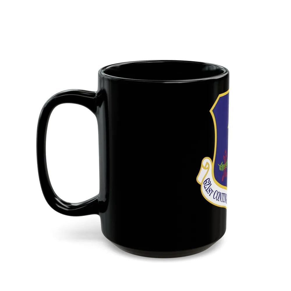 621 Contingency Response Wing AMC (U.S. Air Force) Black Coffee Mug-Go Mug Yourself