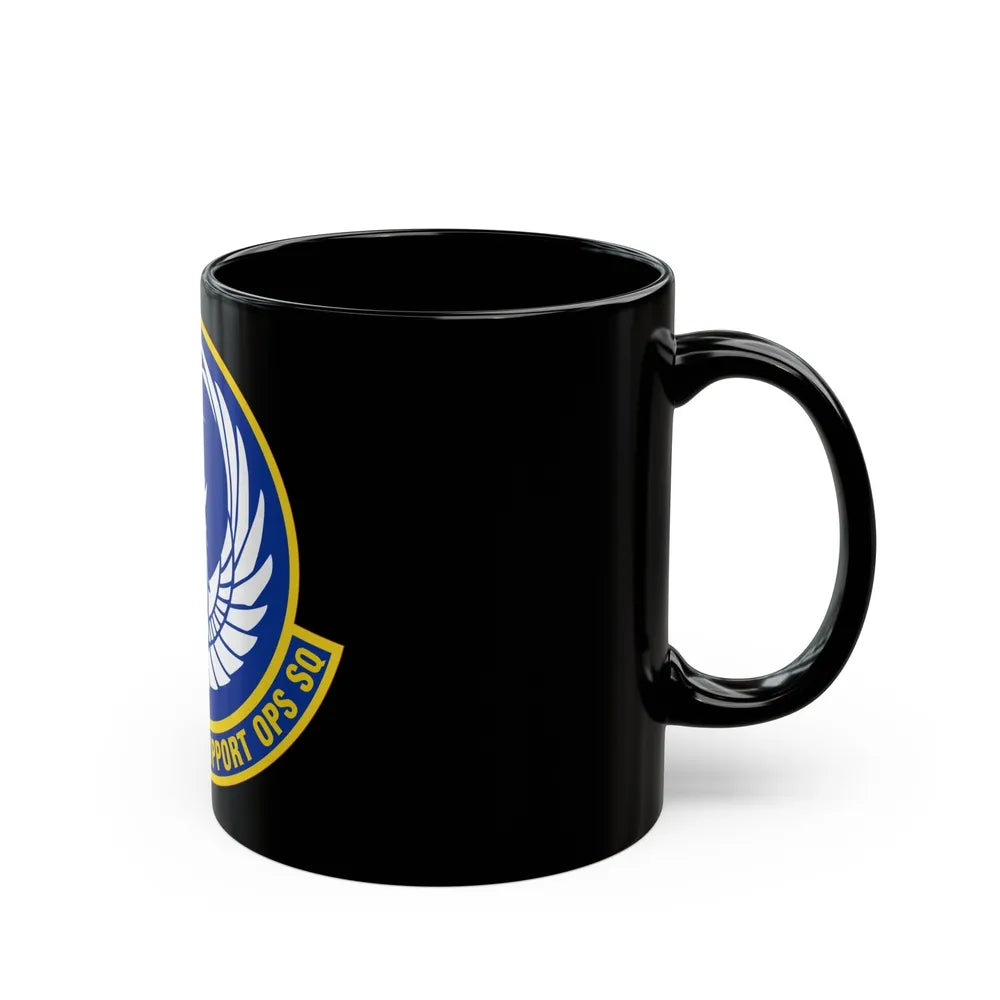 621 Mobility Support Operations Squadron AMC (U.S. Air Force) Black Coffee Mug-Go Mug Yourself