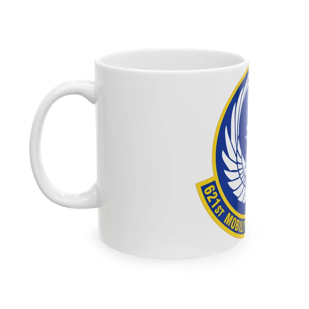 621 Mobility Support Operations Squadron AMC (U.S. Air Force) White Coffee Mug-Go Mug Yourself