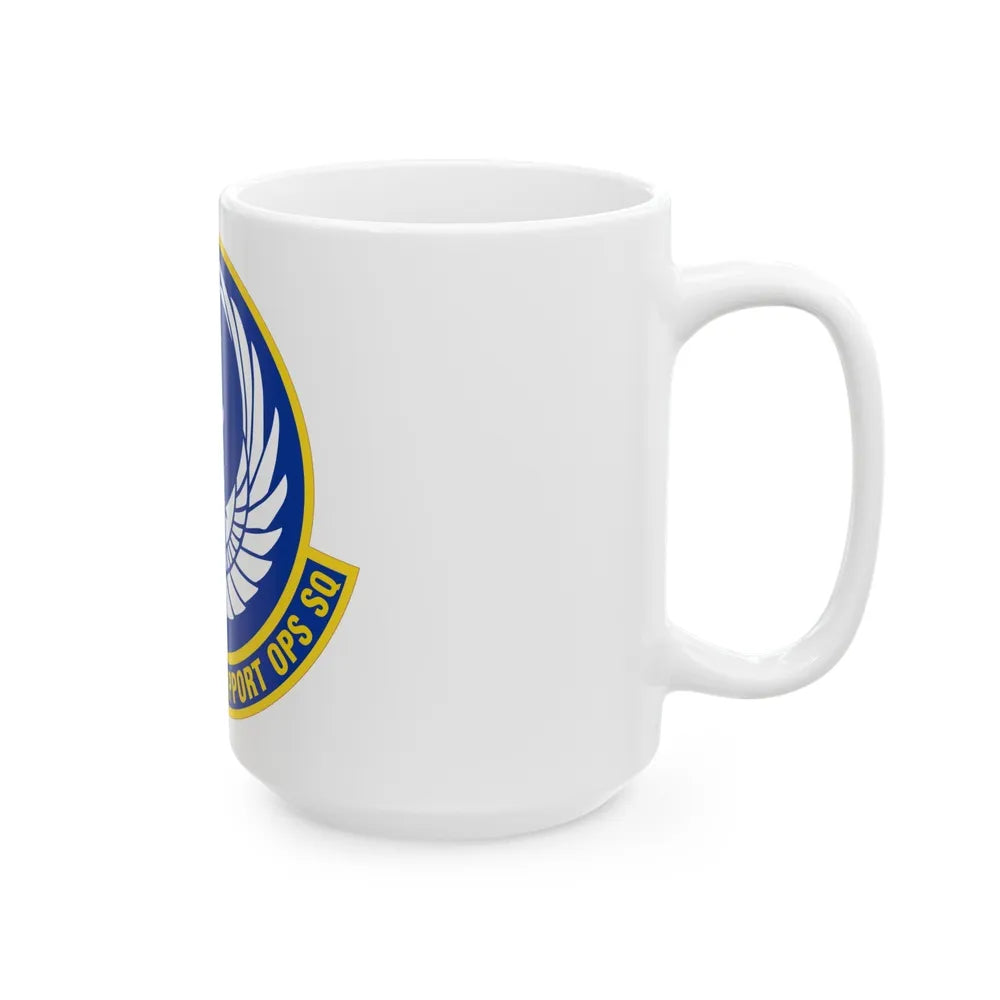 621 Mobility Support Operations Squadron AMC (U.S. Air Force) White Coffee Mug-Go Mug Yourself