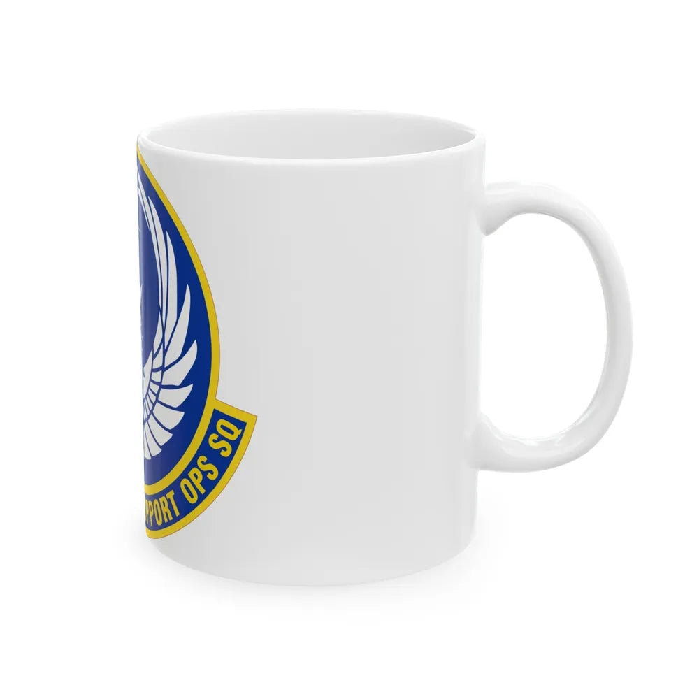 621 Mobility Support Operations Squadron AMC (U.S. Air Force) White Coffee Mug-Go Mug Yourself