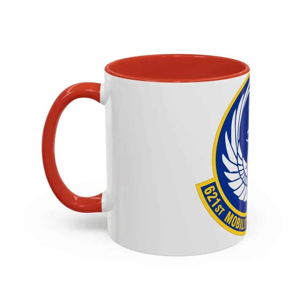 621 Mobility Support Operations Squadron AMC (U.S. Air Force) Accent Coffee Mug - Go Mug Yourself