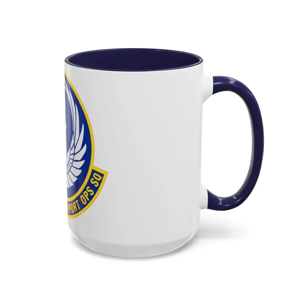 621 Mobility Support Operations Squadron AMC (U.S. Air Force) Accent Coffee Mug - Go Mug Yourself