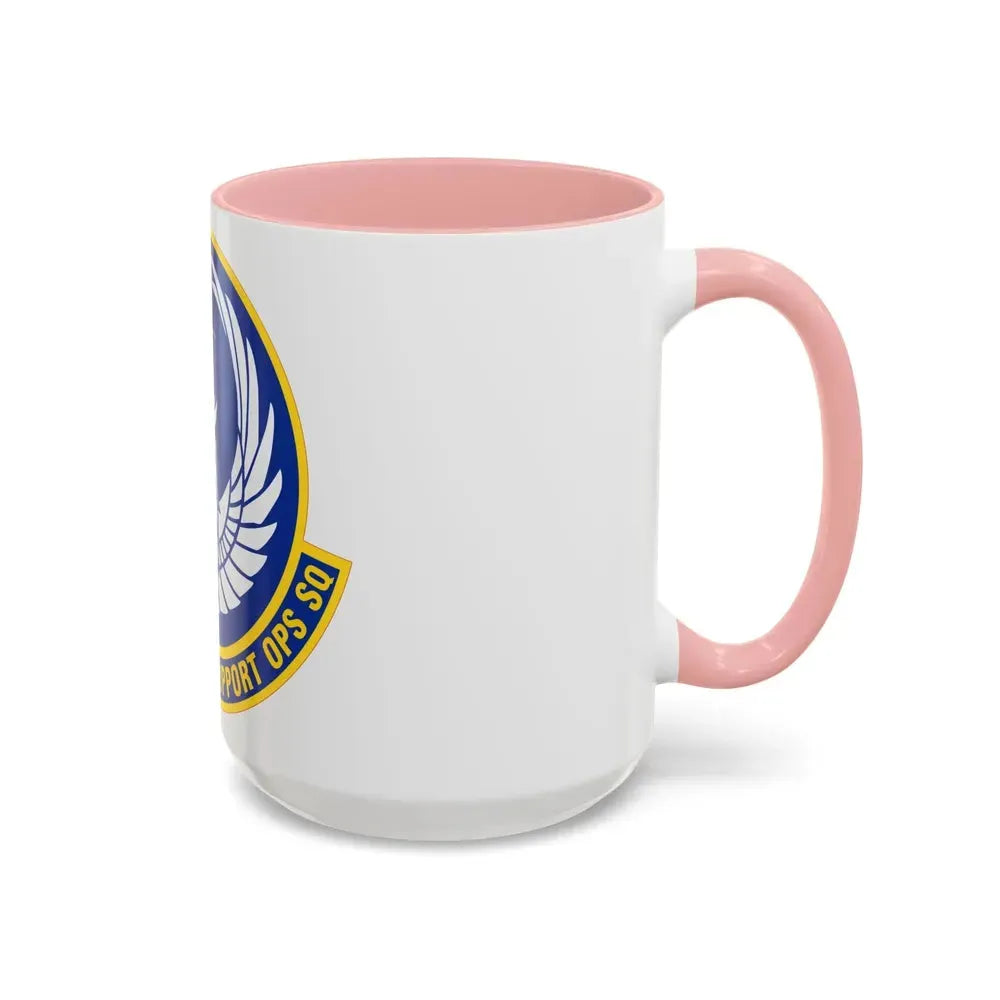 621 Mobility Support Operations Squadron AMC (U.S. Air Force) Accent Coffee Mug - Go Mug Yourself