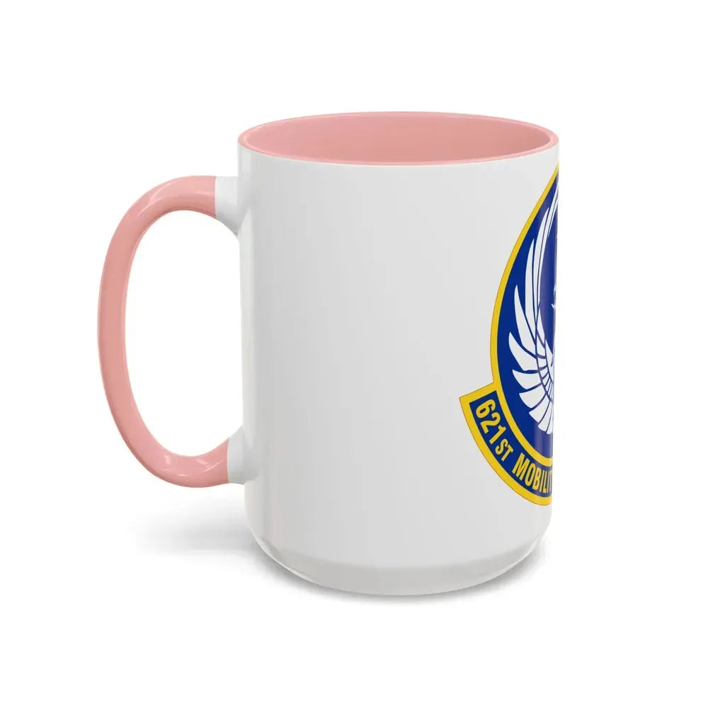 621 Mobility Support Operations Squadron AMC (U.S. Air Force) Accent Coffee Mug - Go Mug Yourself