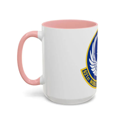 621 Mobility Support Operations Squadron AMC (U.S. Air Force) Accent Coffee Mug - Go Mug Yourself