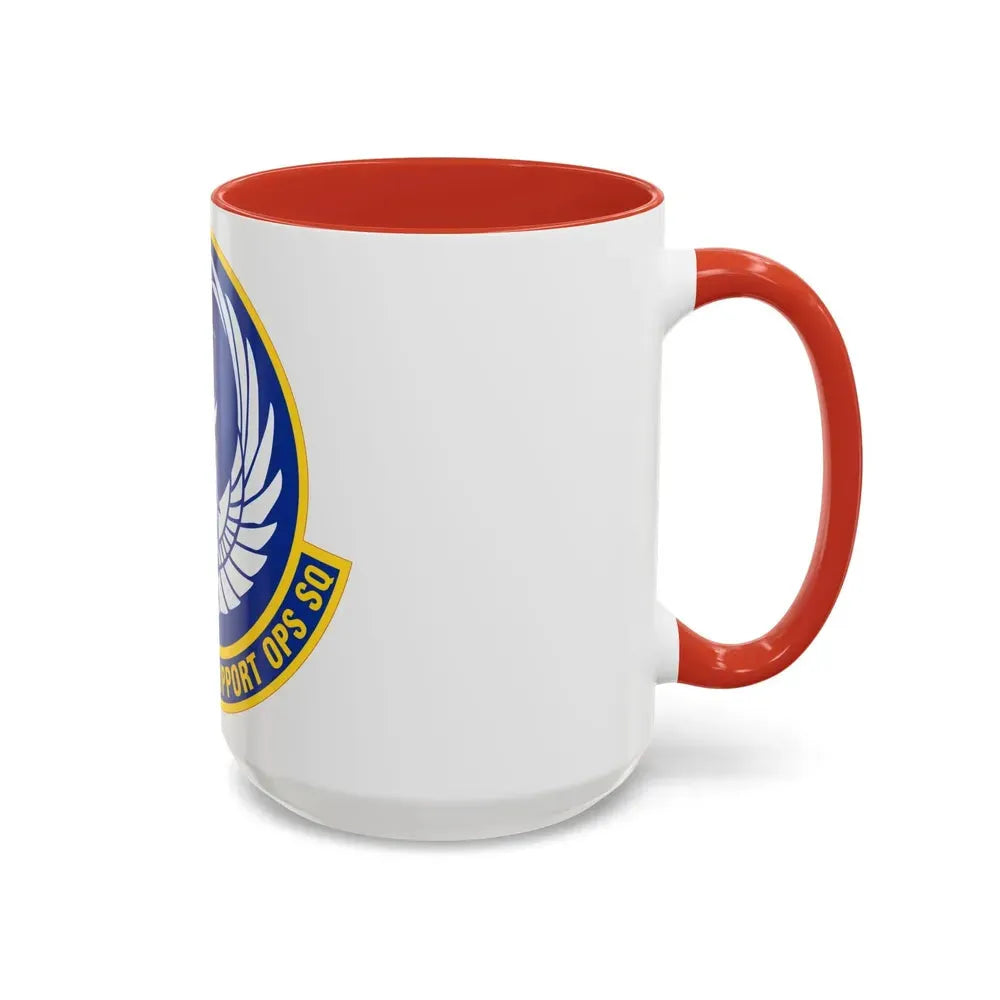 621 Mobility Support Operations Squadron AMC (U.S. Air Force) Accent Coffee Mug - Go Mug Yourself