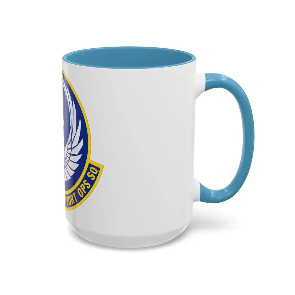 621 Mobility Support Operations Squadron AMC (U.S. Air Force) Accent Coffee Mug - Go Mug Yourself