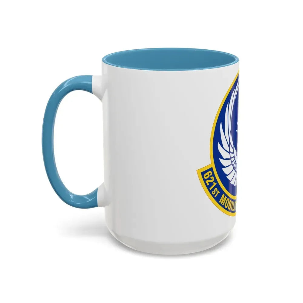 621 Mobility Support Operations Squadron AMC (U.S. Air Force) Accent Coffee Mug - Go Mug Yourself