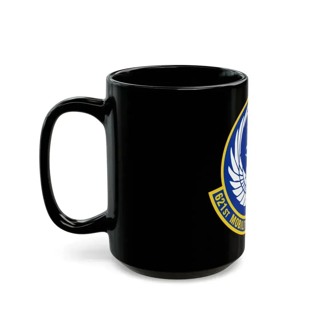 621 Mobility Support Operations Squadron AMC (U.S. Air Force) Black Coffee Mug - Go Mug Yourself