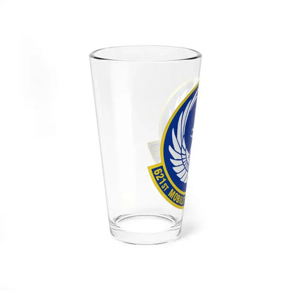 621 Mobility Support Operations Squadron AMC (U.S. Air Force) Pint Glass 16oz - Go Mug Yourself