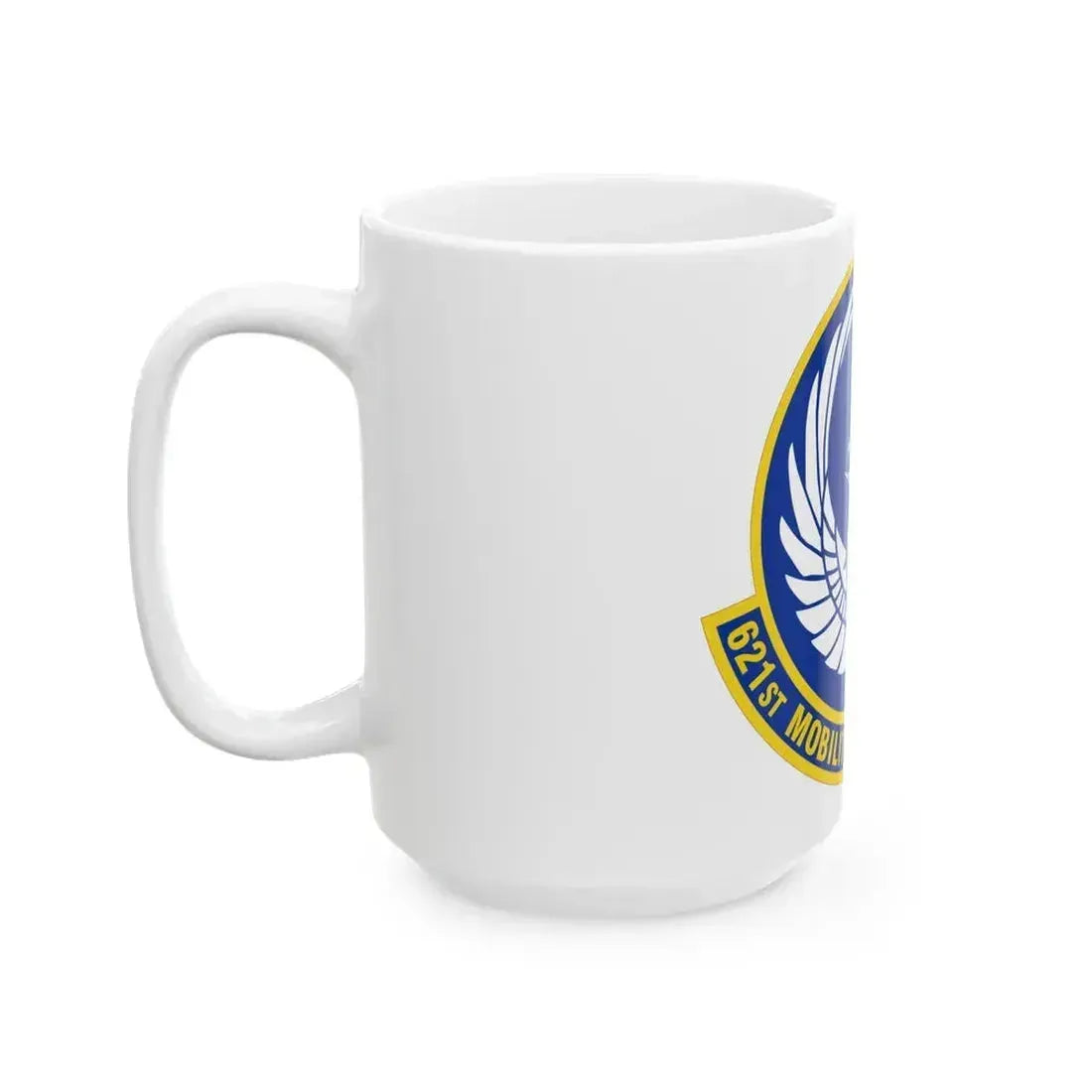 621 Mobility Support Operations Squadron AMC (U.S. Air Force) White Coffee Mug - Go Mug Yourself