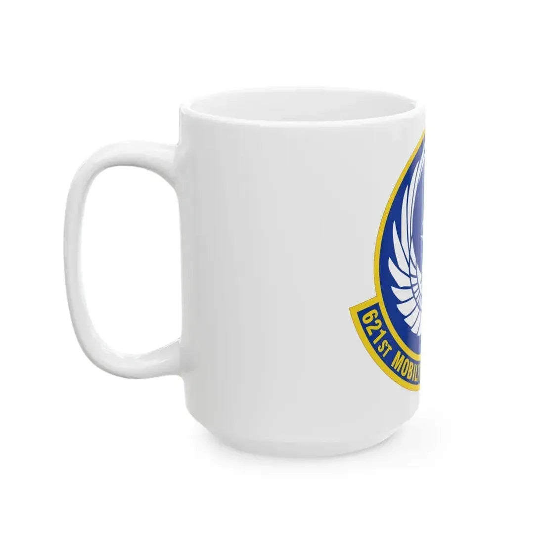 621 Mobility Support Operations Squadron AMC (U.S. Air Force) White Coffee Mug - Go Mug Yourself