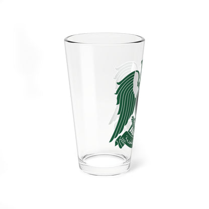 Emblem of Syria 2025present variation MOED secondary (Syria) (Coat of Arms) Pint Glass 16oz