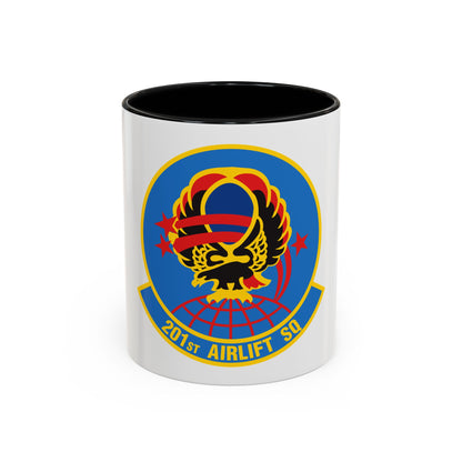 201 Airlift Squadron (U.S. Air Force) Accent Coffee Mug