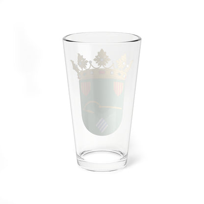 Escudo de Aladrén (Spain) (Coat of Arms) Pint Glass 16oz