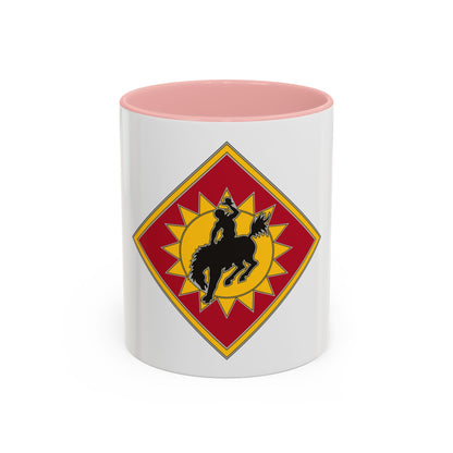 115th Field Artillery Brigade (U.S. Army) Accent Coffee Mug