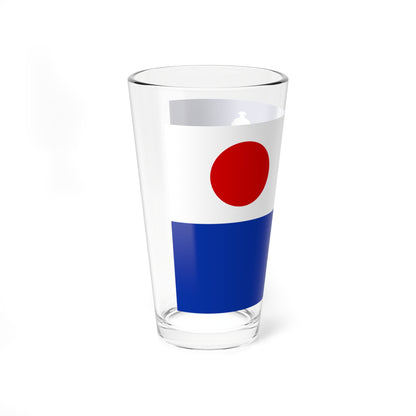灯台局附属船旗章 (Japan) Pint Glass 16oz
