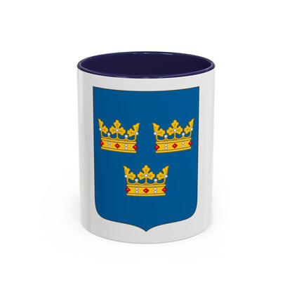Shield of arms of Sweden - Accent Coffee Mug