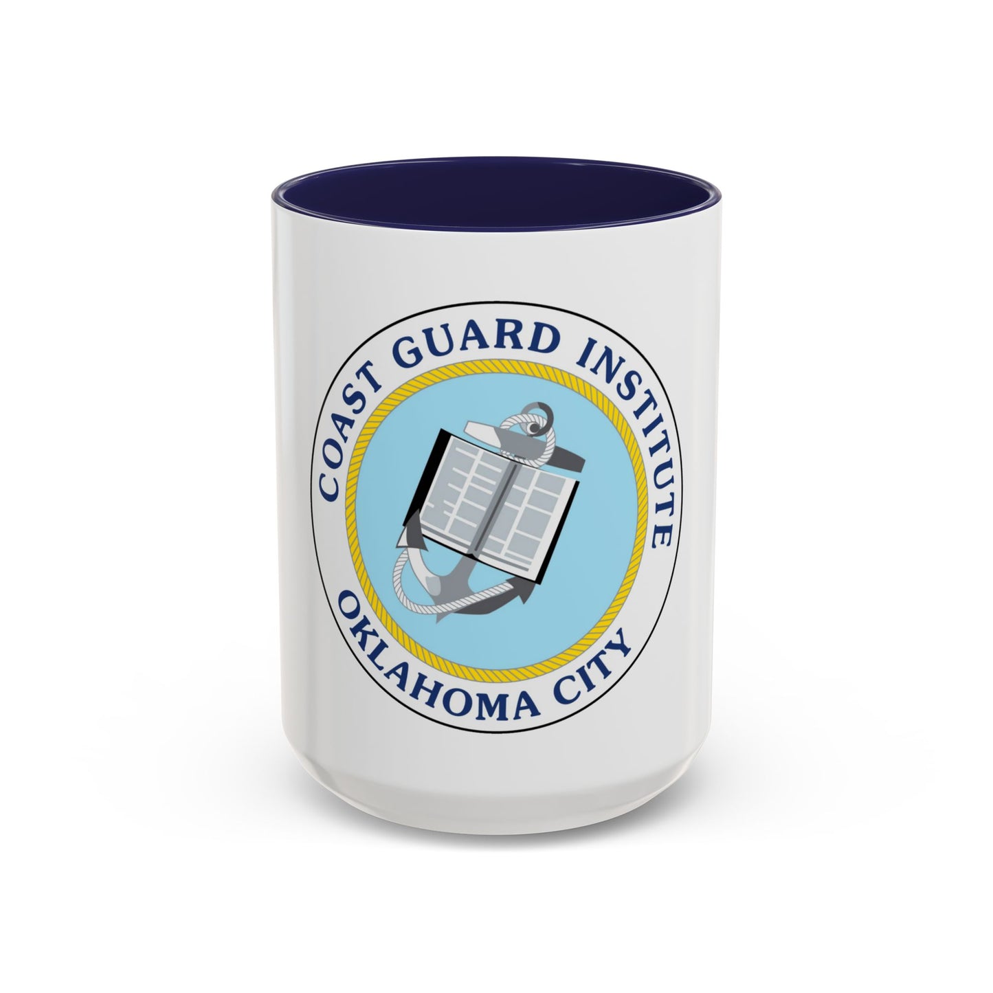 USCG Institute Oklahoma City 2 (U.S. Coast Guard) Accent Coffee Mug