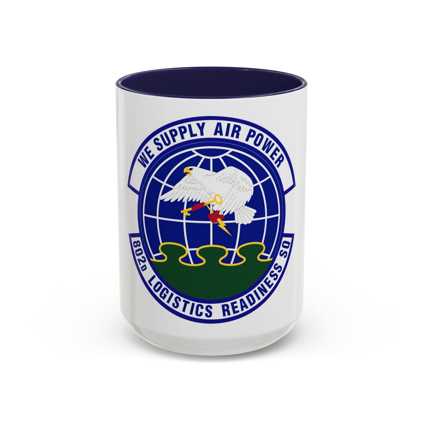 802d Logistics Readiness Squadron (U.S. Air Force) Accent Coffee Mug