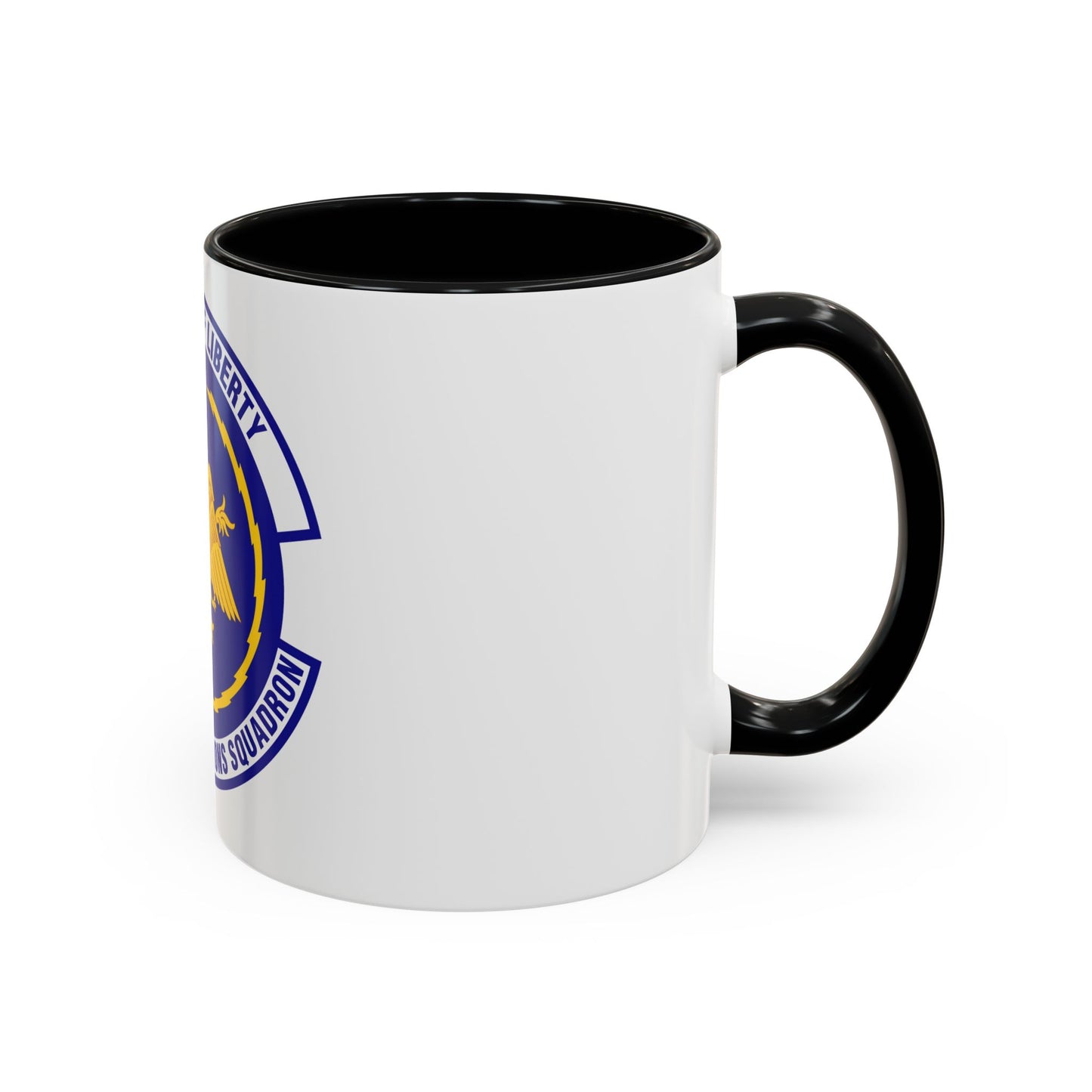 673d Communications Squadron (U.S. Air Force) Accent Coffee Mug