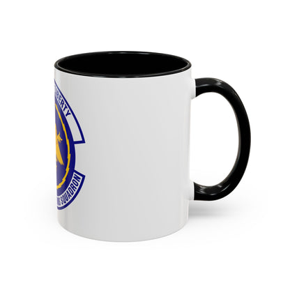 673d Communications Squadron (U.S. Air Force) Accent Coffee Mug
