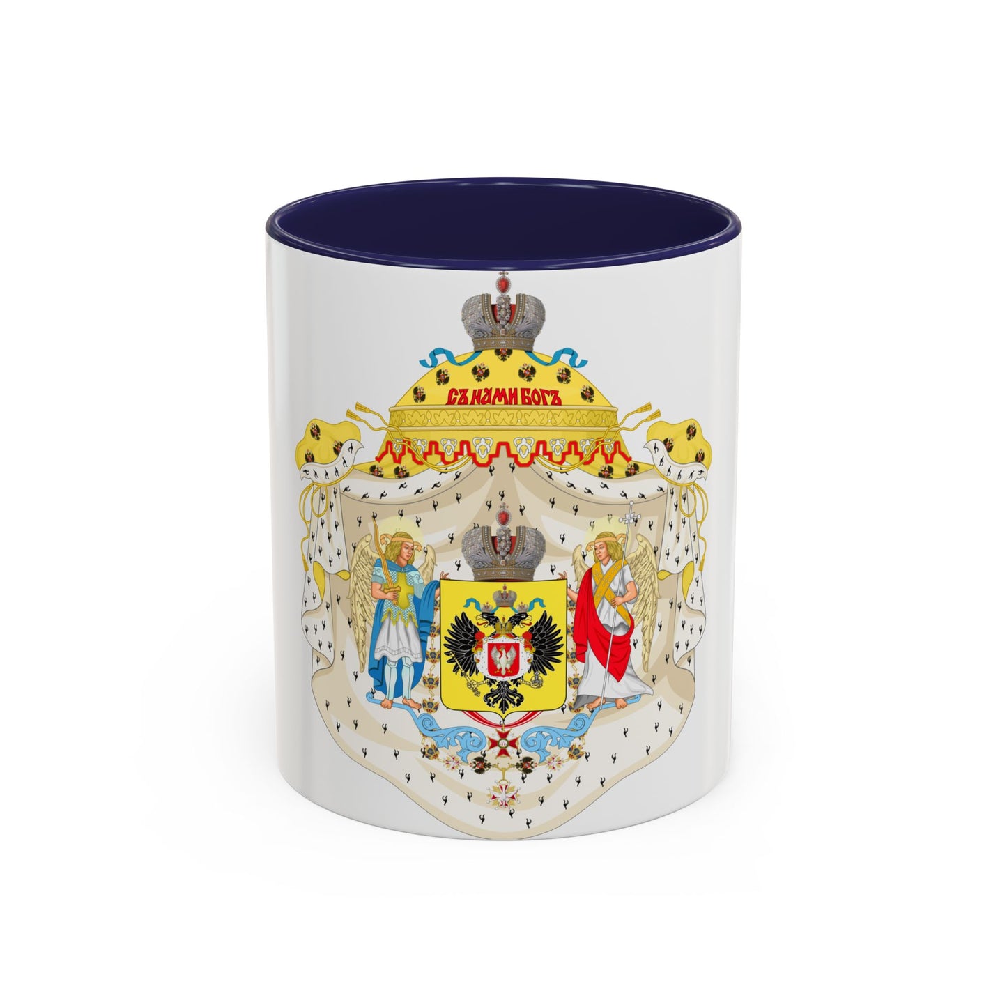 Great Coat of Arms of Congress Poland - Accent Coffee Mug